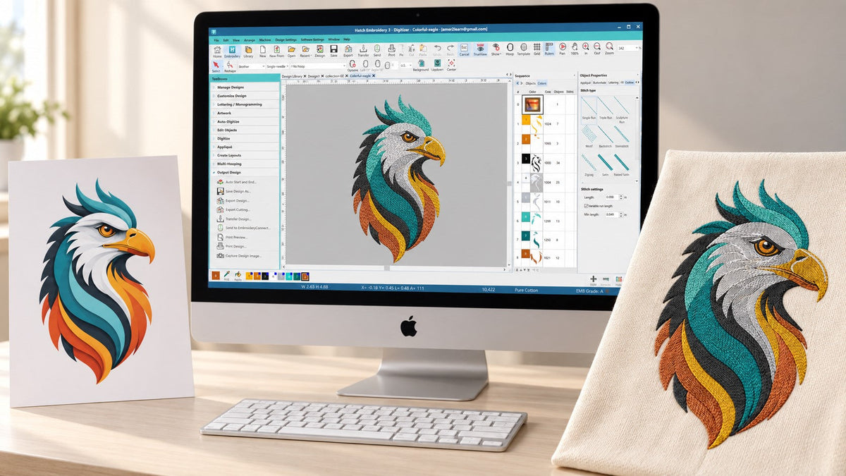 What Is Embroidery Digitizing? From Artwork to Embroidery File