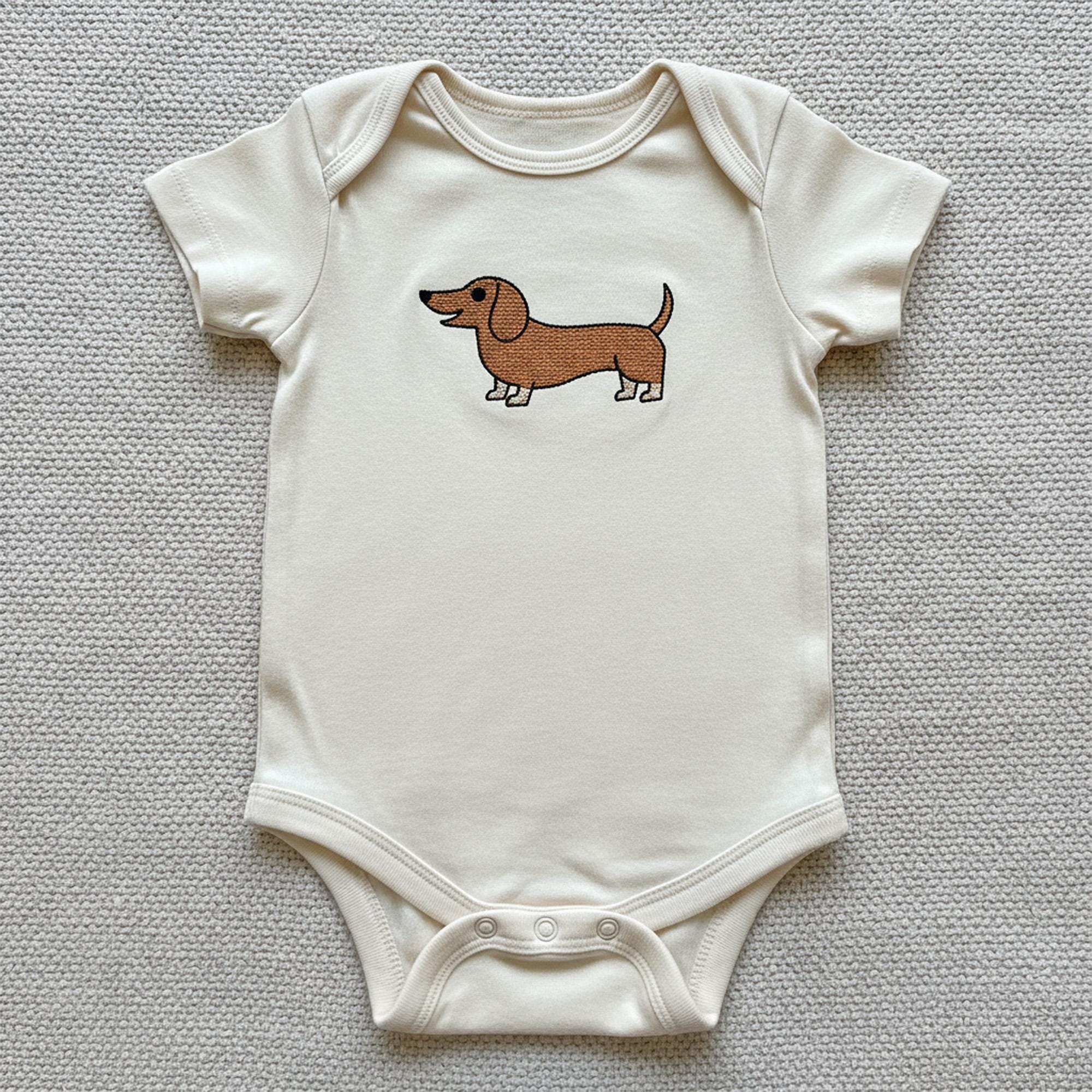 Dachshund Machine Embroidery Design mockup preview 8