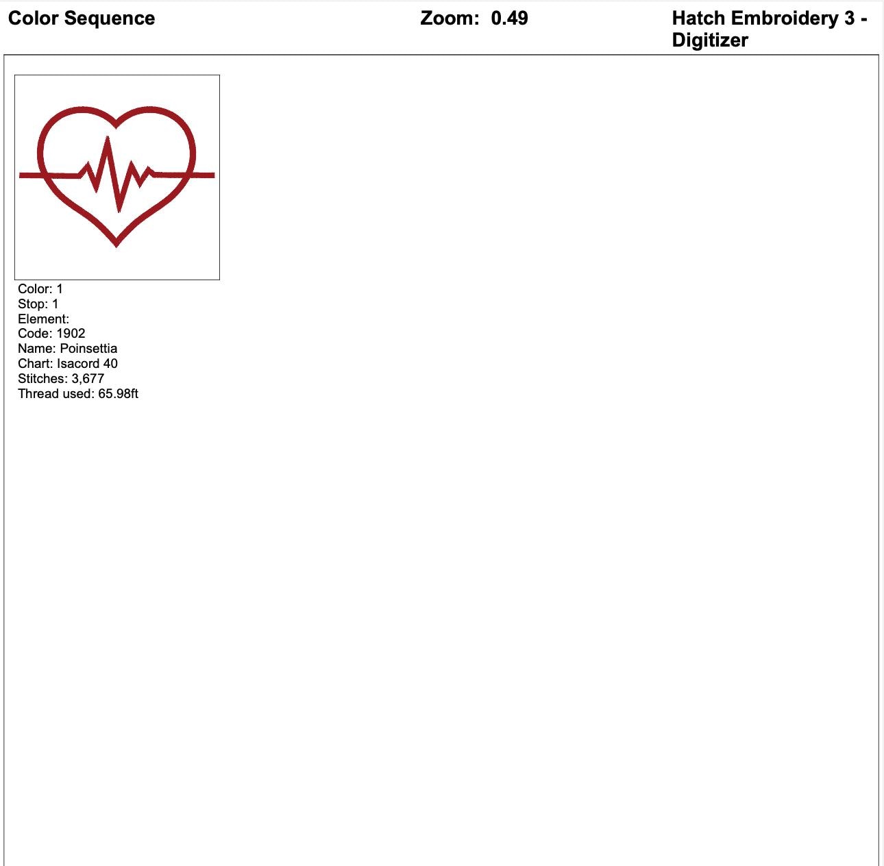 Ekg Heartbeat Nurse Machine Embroidery Design mockup preview 8