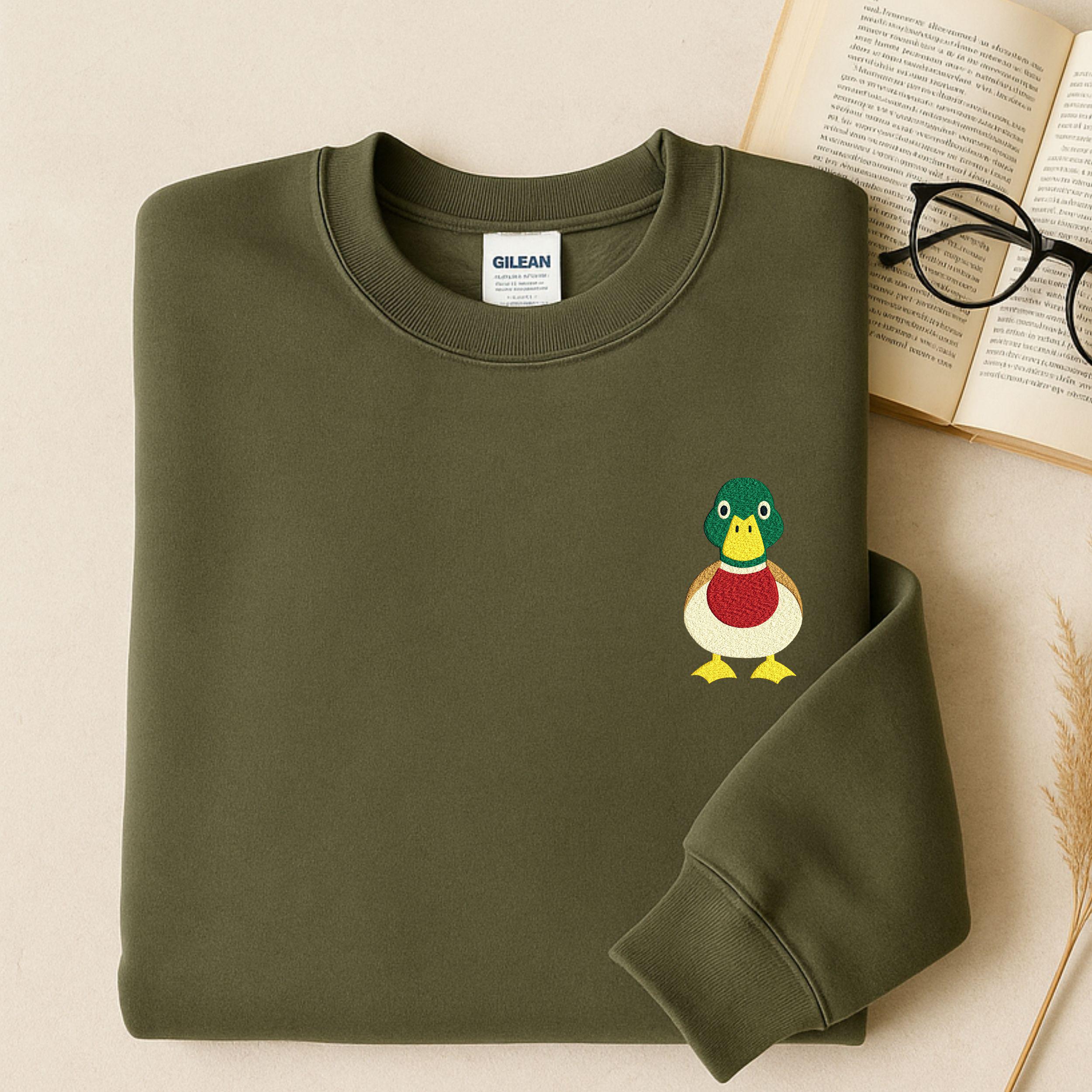 Mallard Duck Cartoon Machine Embroidery Design mockup preview 8