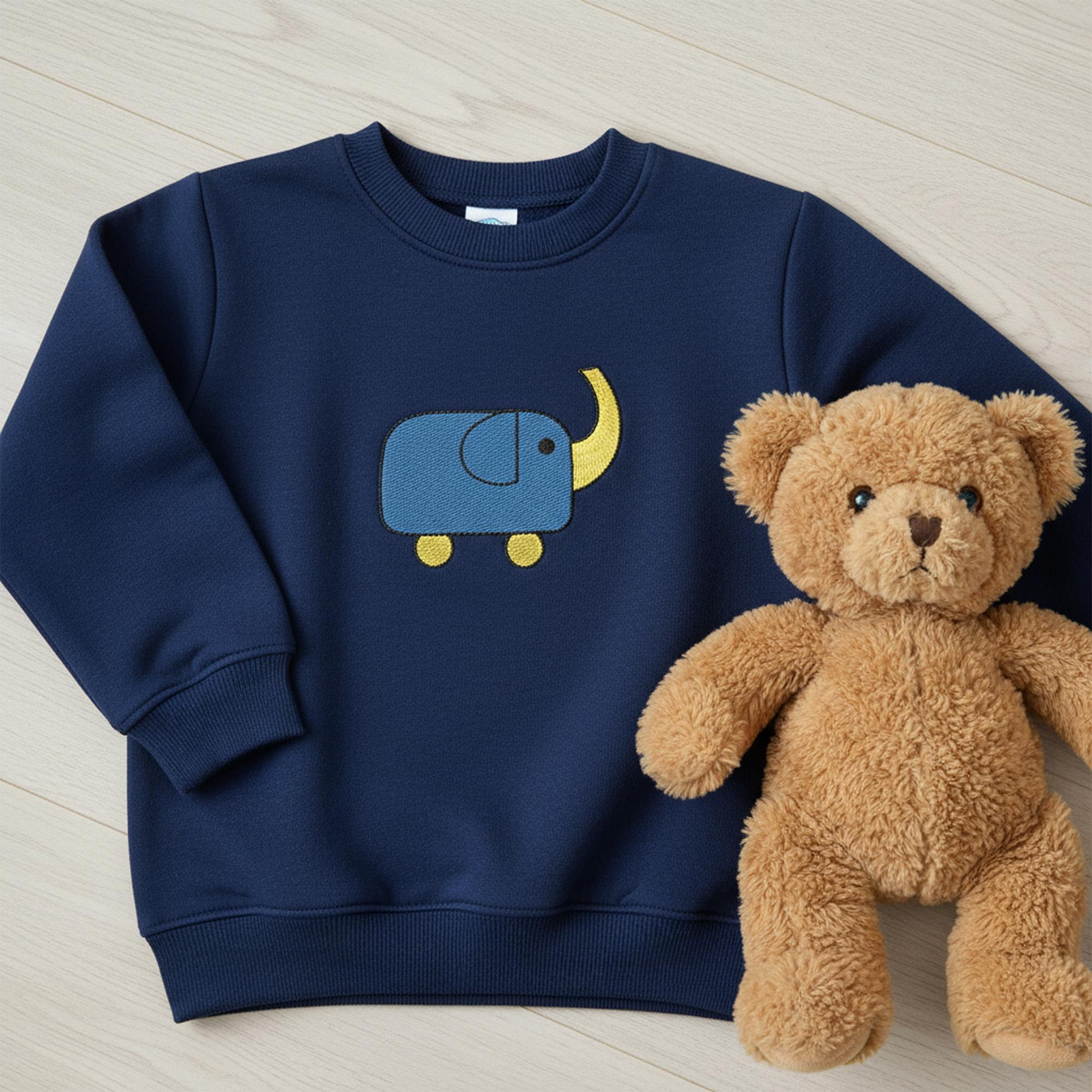 Mini Elephant Toy Machine Embroidery Design main preview