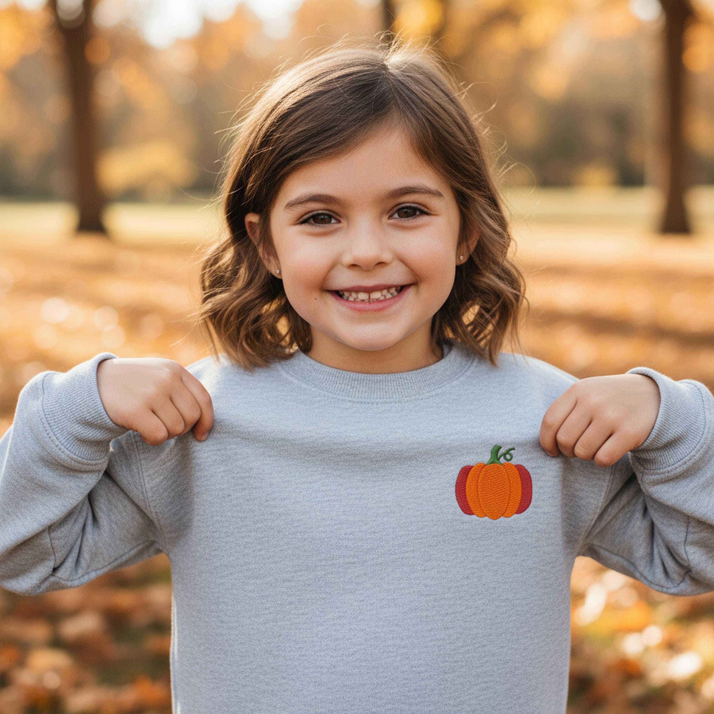 Mini Pumpkin Fall Machine Embroidery Design mockup preview 7
