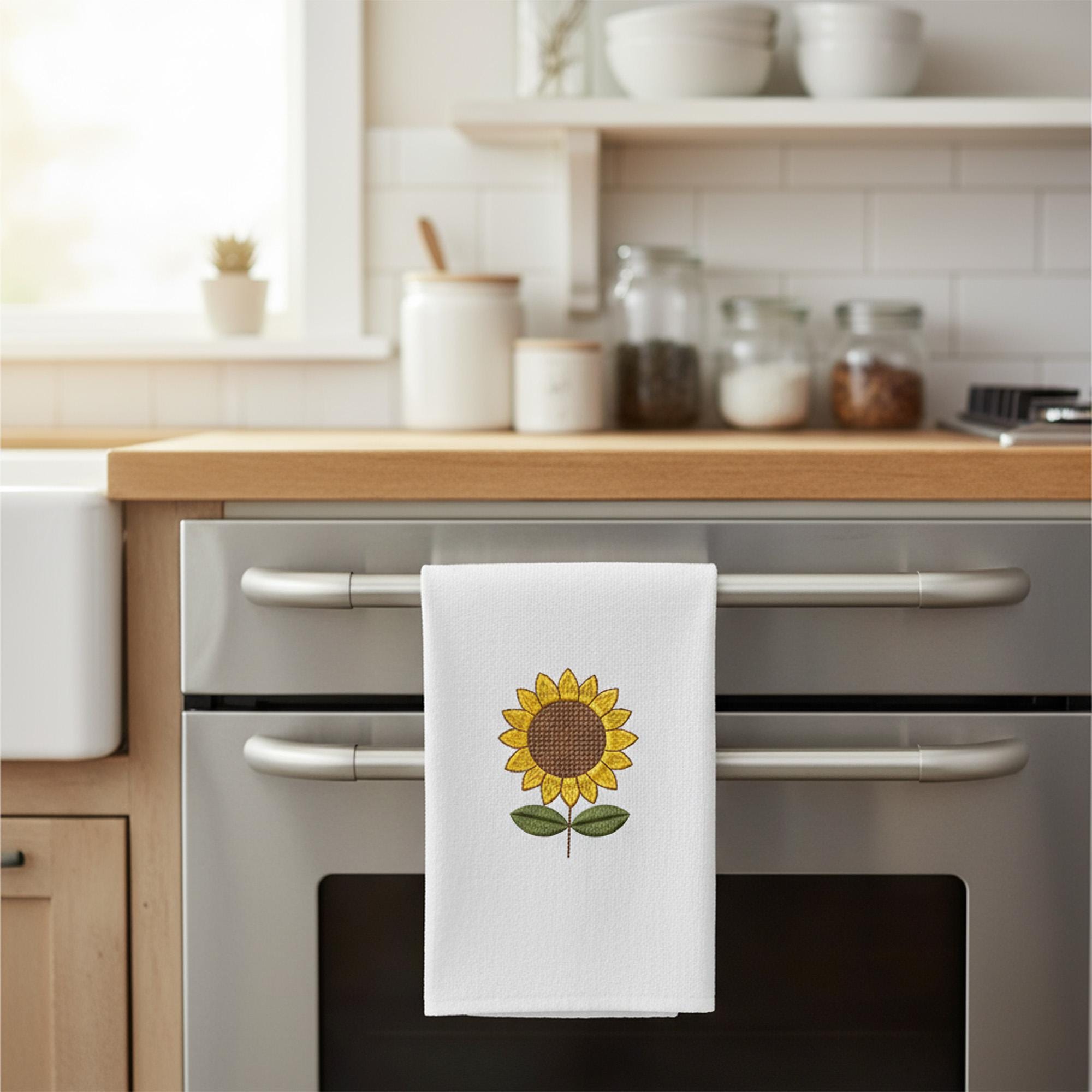 Mini Sunflower Machine Embroidery Design mockup preview 3
