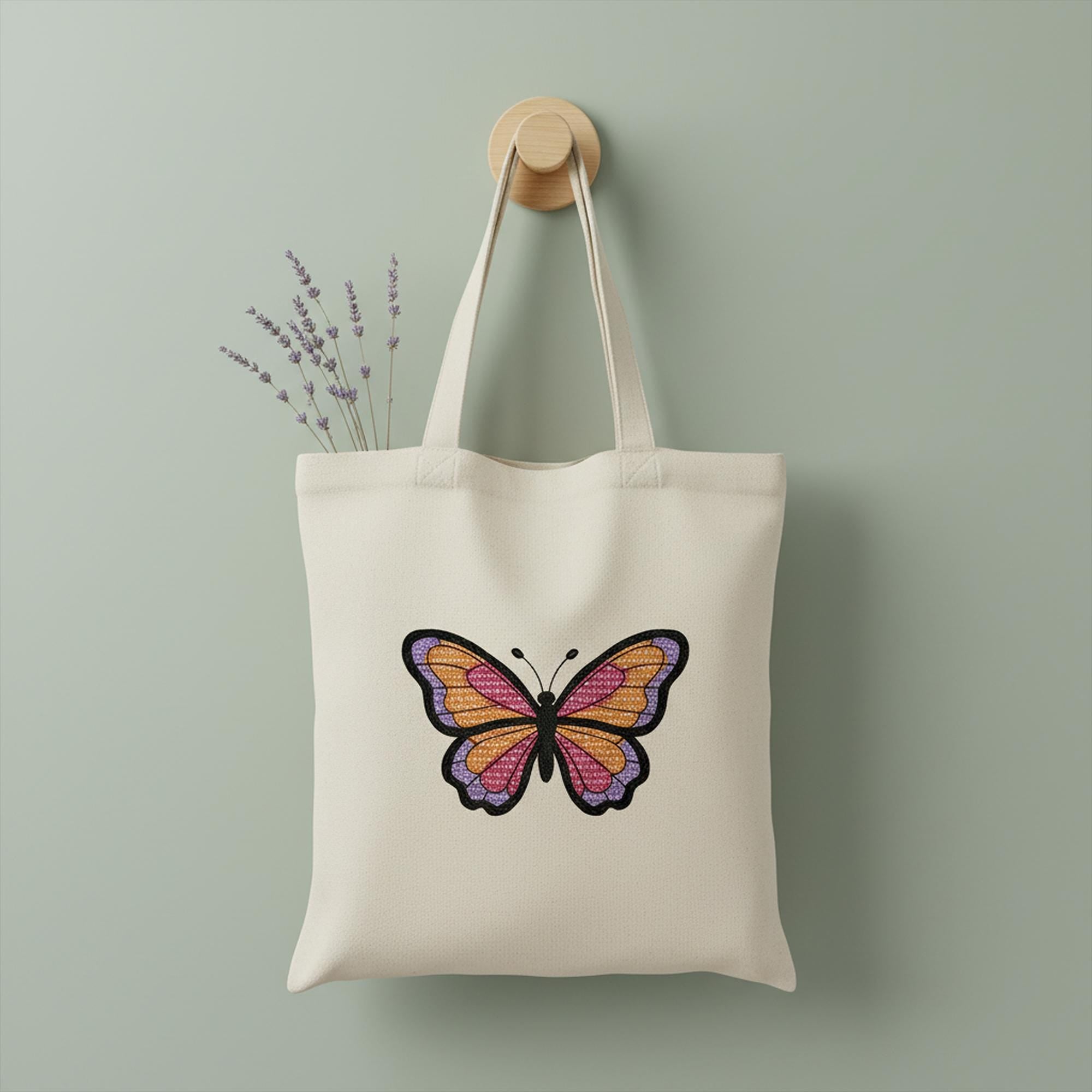 Monarch Butterfly Embroidery Design worksheet