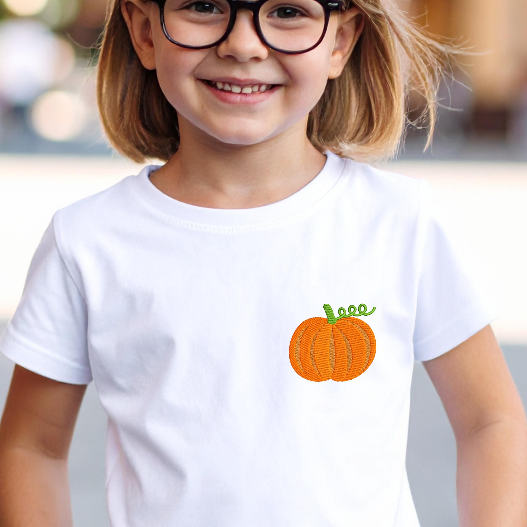 Pumpkin Fall Harvest Embroidery mockup preview 8