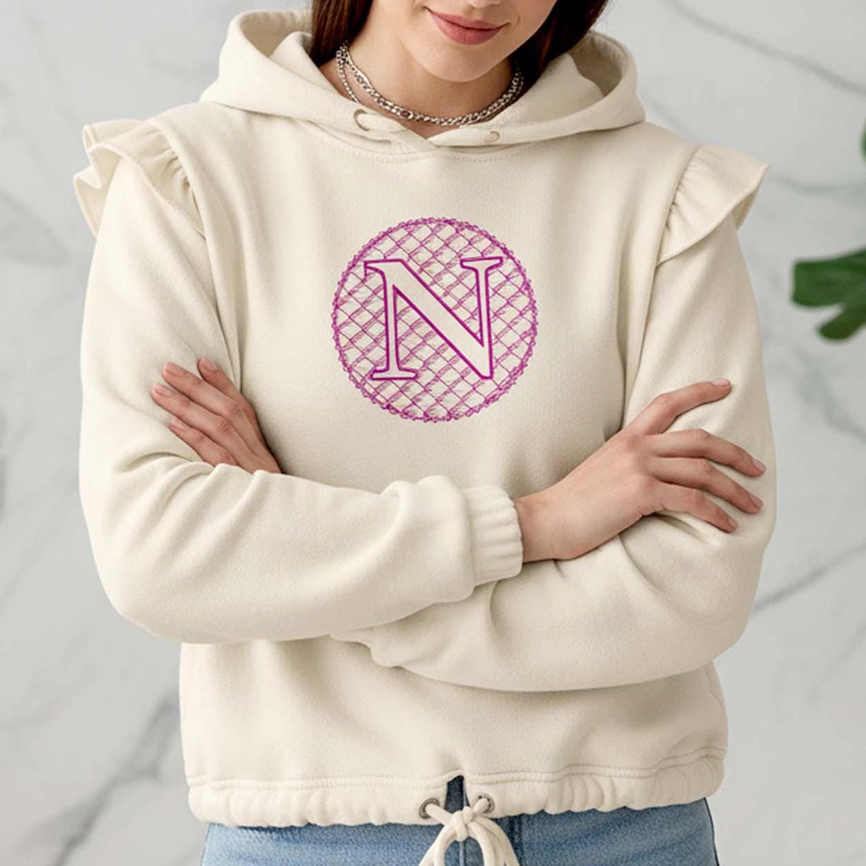 Fish Scale Alphabet Machine Embroidery Design mockup preview 10