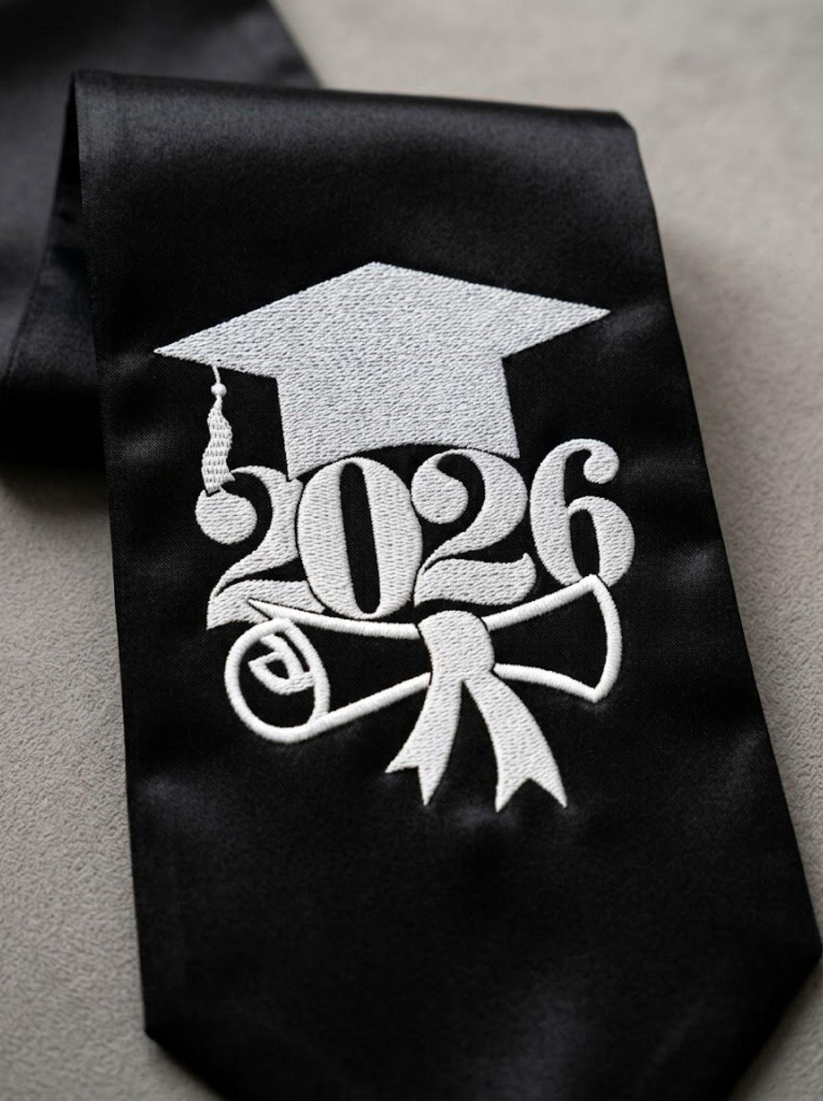 Graduation 2026 Embroidery Design, Cap and Diploma Machine Embroidery