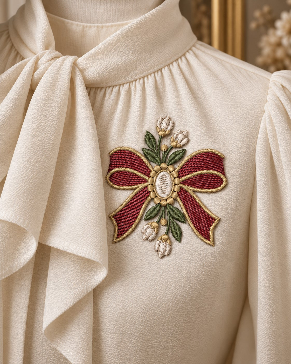 Vintage Brooch Garment Embroidery Set – 3 Machine Embroidery Designs