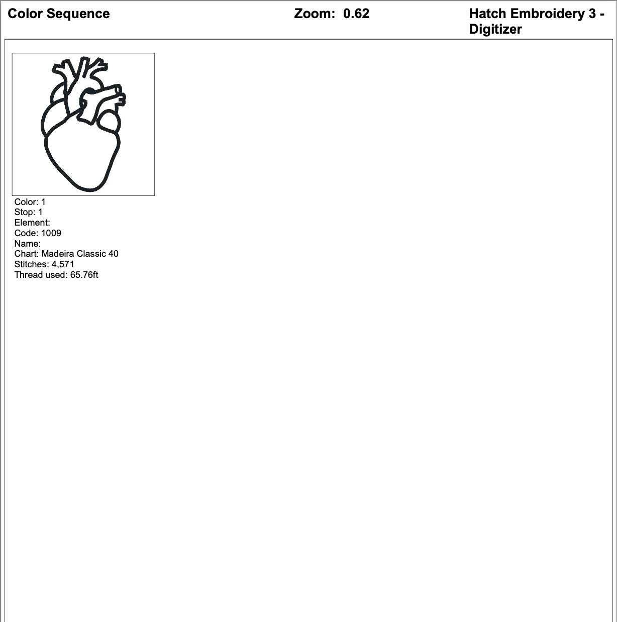 size chart for Anatomical Heart Line Art Embroidery