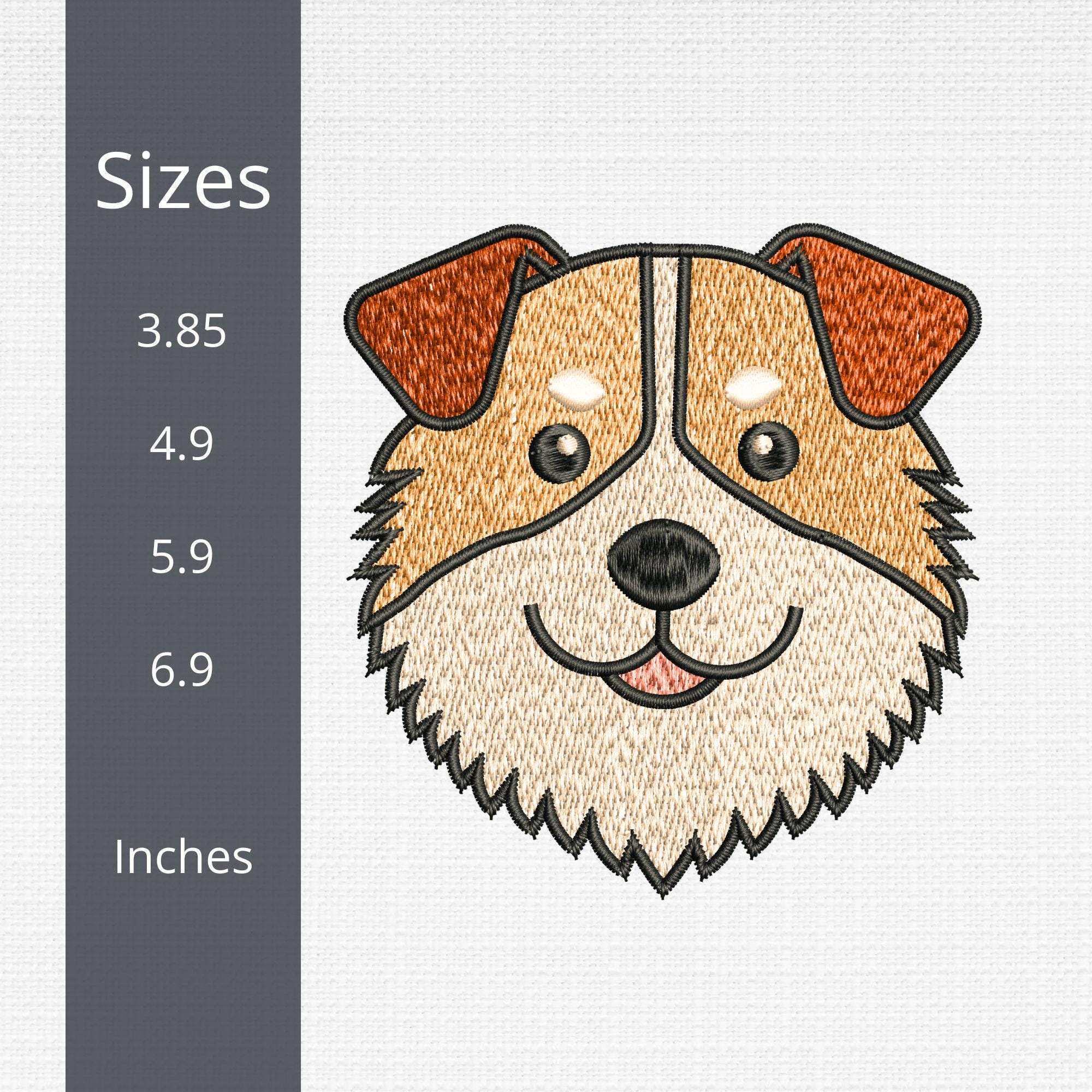 Australian Shepherd Machine Embroidery Design mockup preview 3