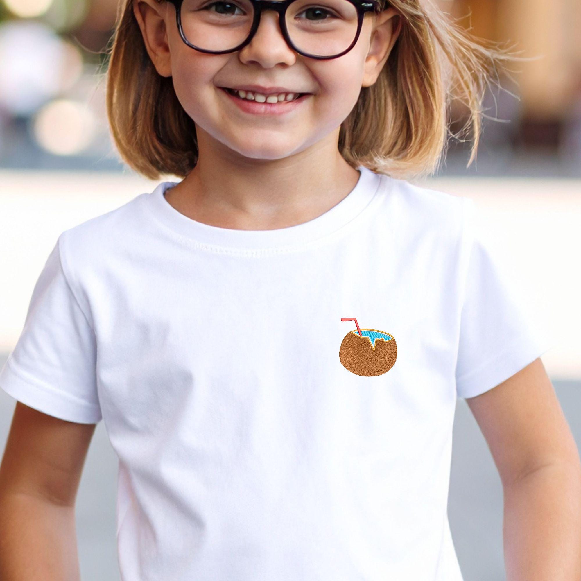 Coconut Drink Tropical Embroidery worksheet