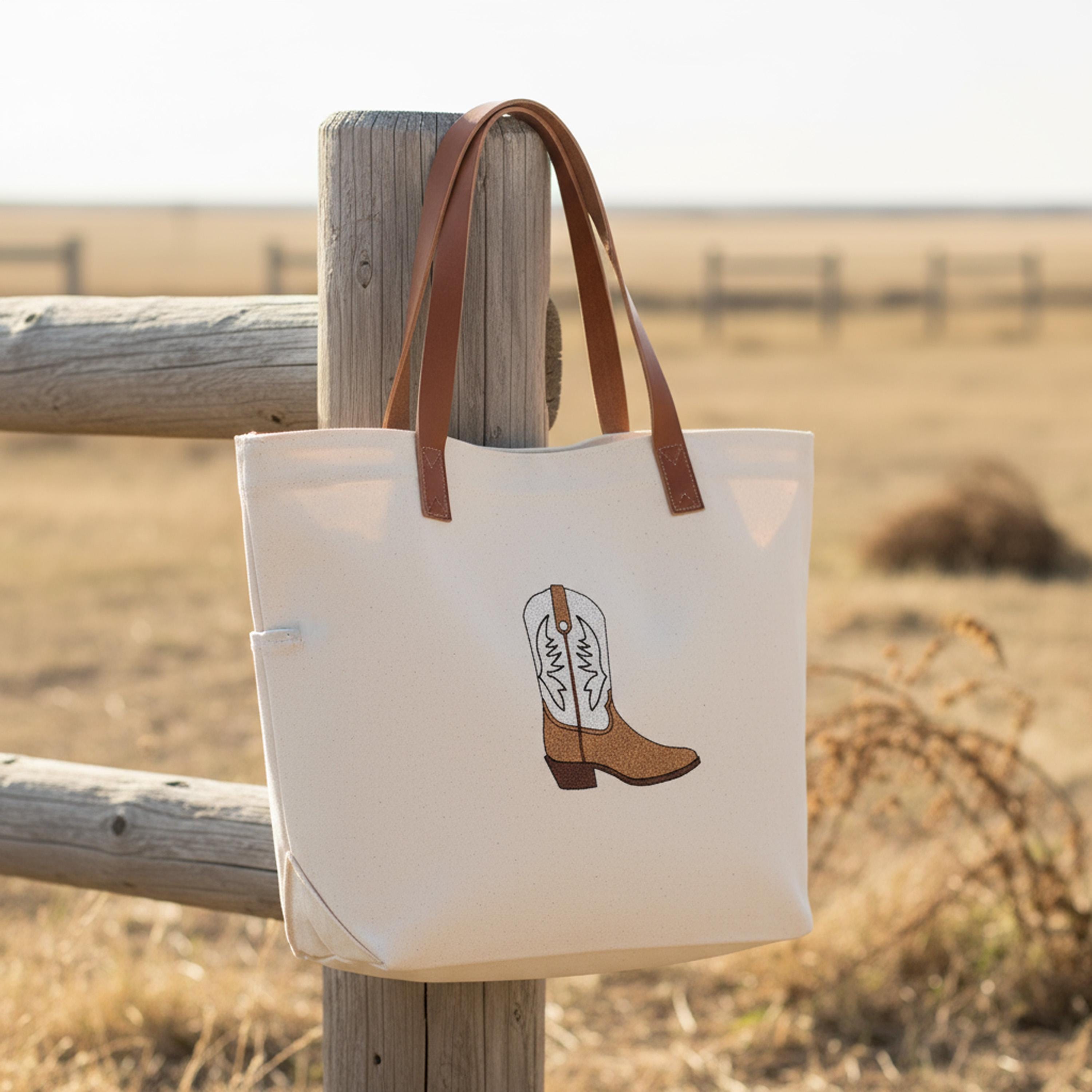 Cowboy Boot Machine Embroidery Design mockup preview 3