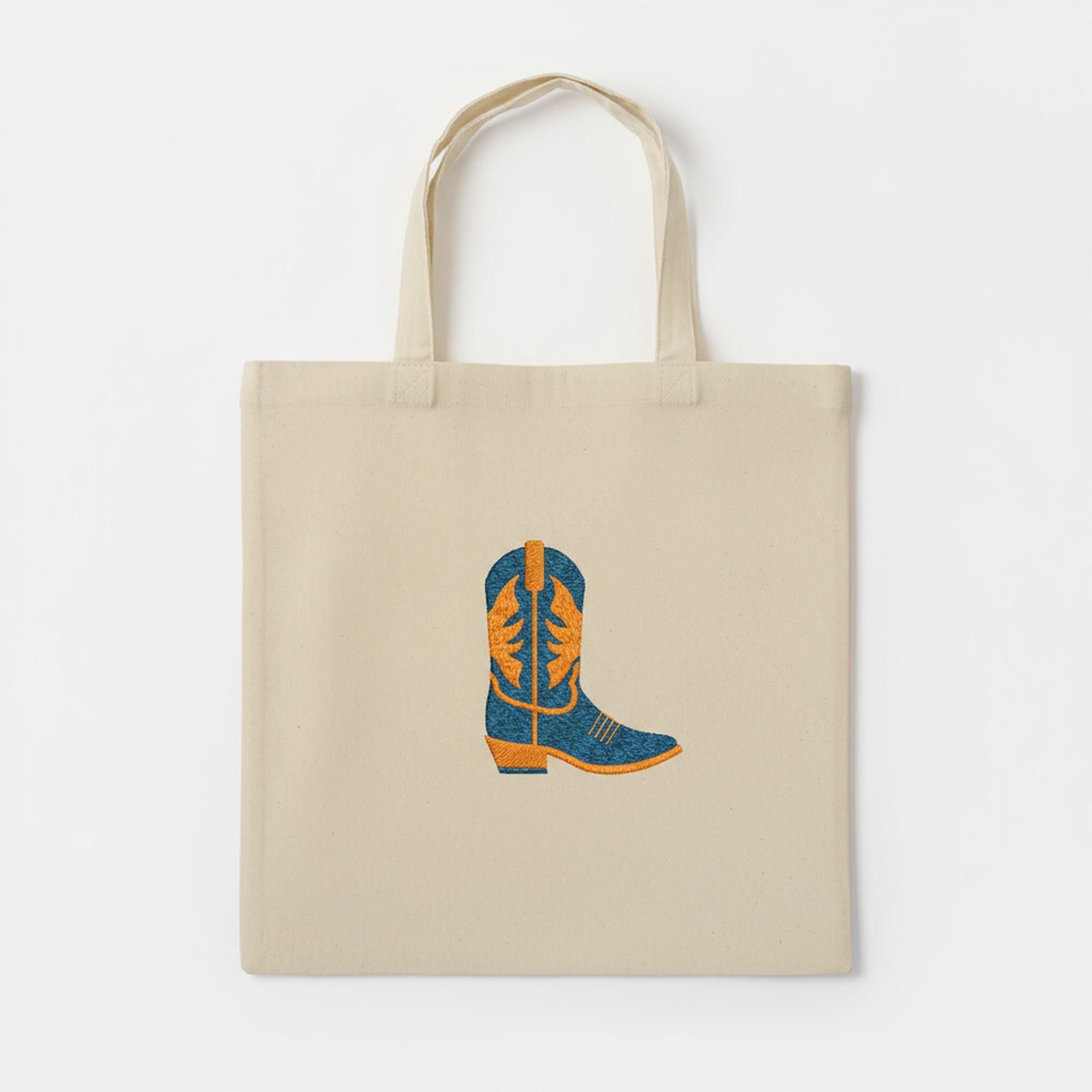 close-up preview of Cowboy Boot – Western Machine Embroidery Design