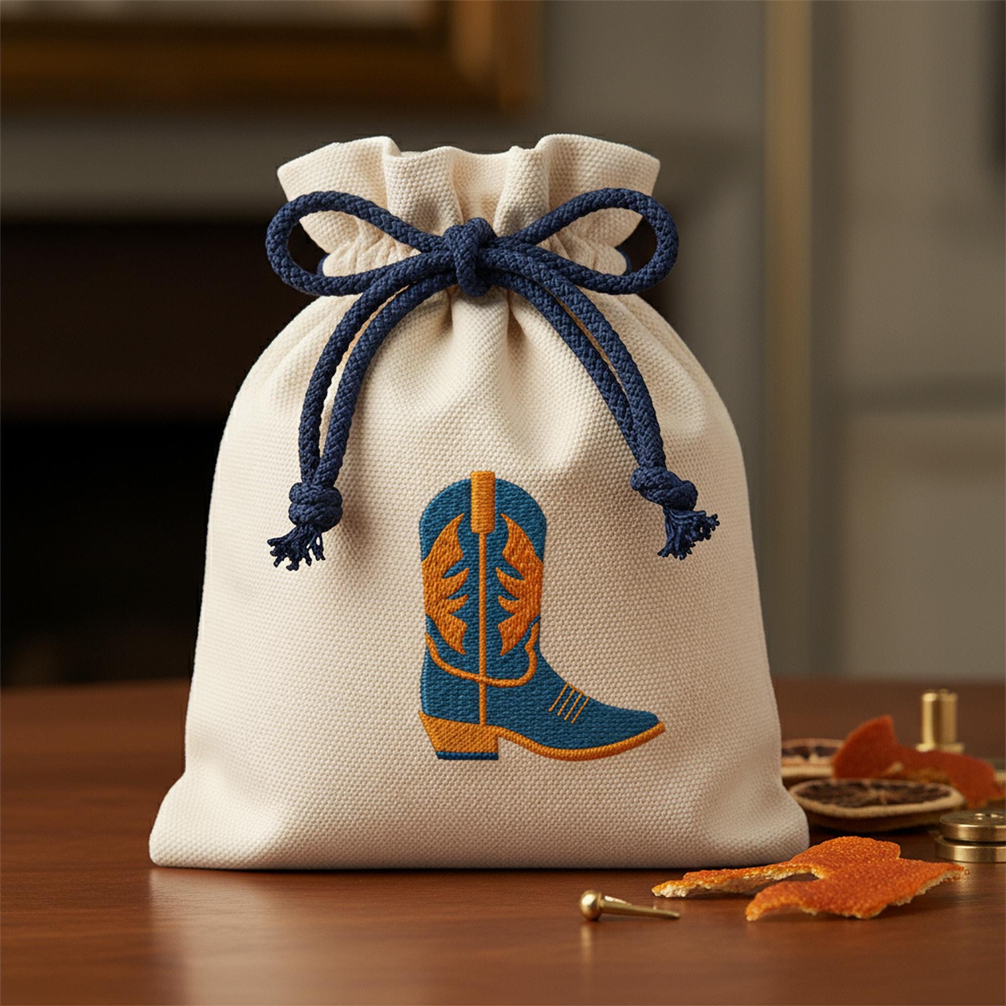Cowboy Boot – Western Machine Embroidery Design mockup preview 3