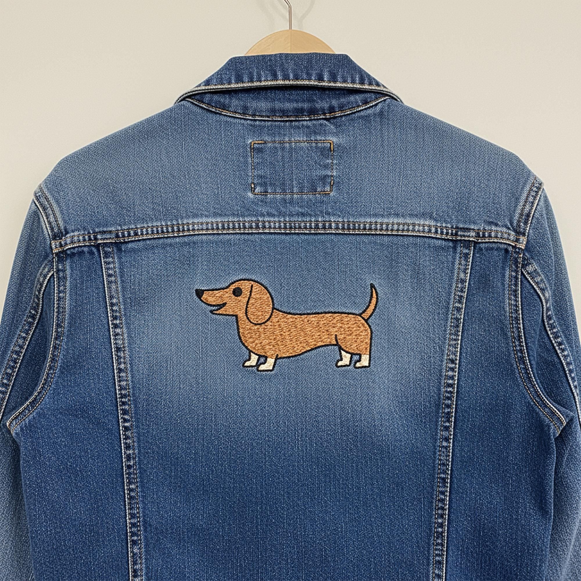 Dachshund Machine Embroidery Design mockup preview 2