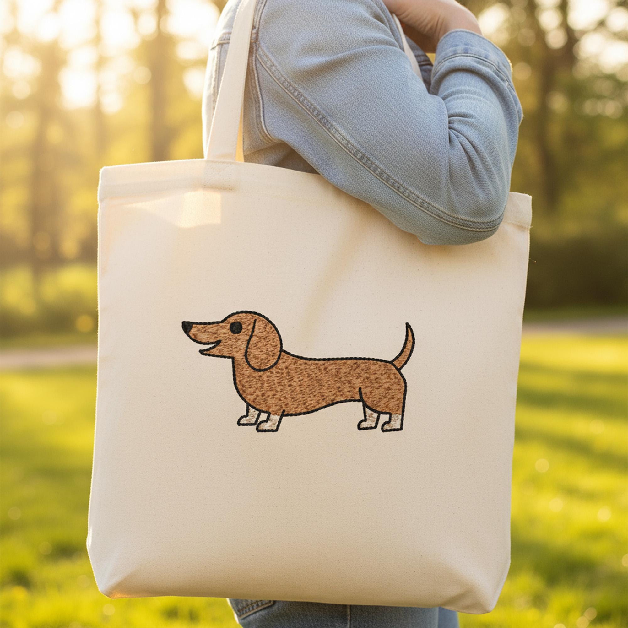 Dachshund Machine Embroidery Design worksheet