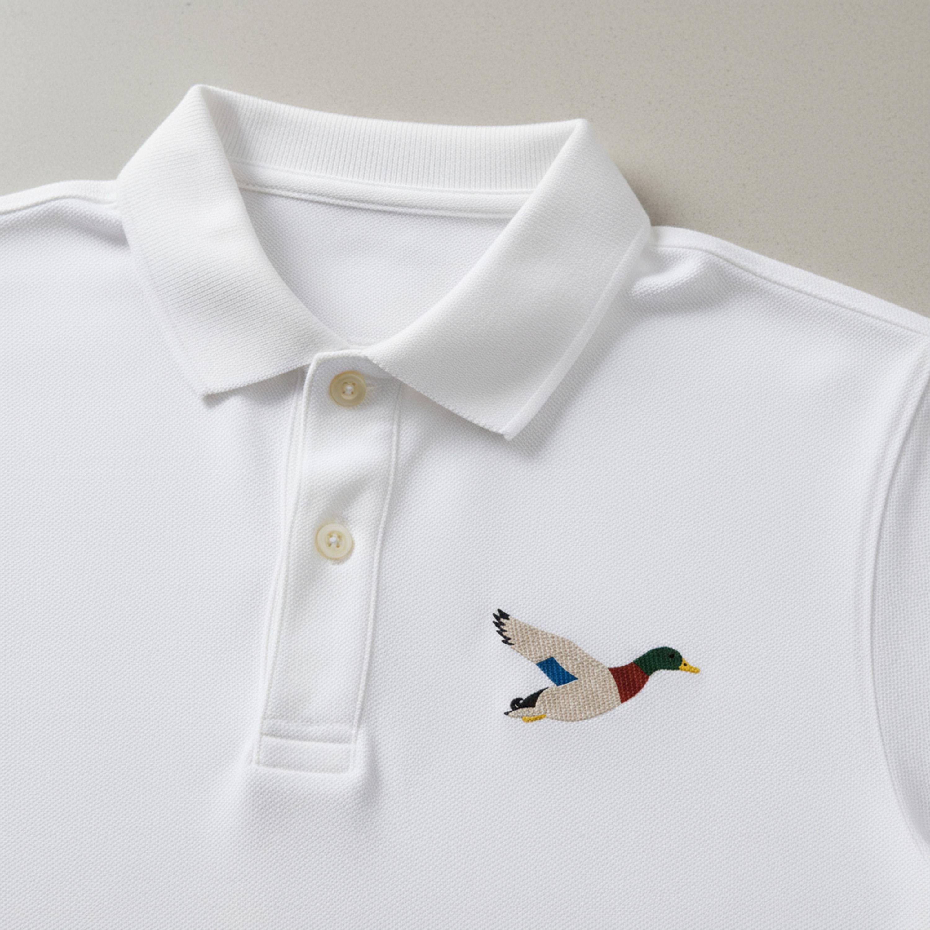 Flying Mallard Duck Machine Embroidery Design mockup preview 10
