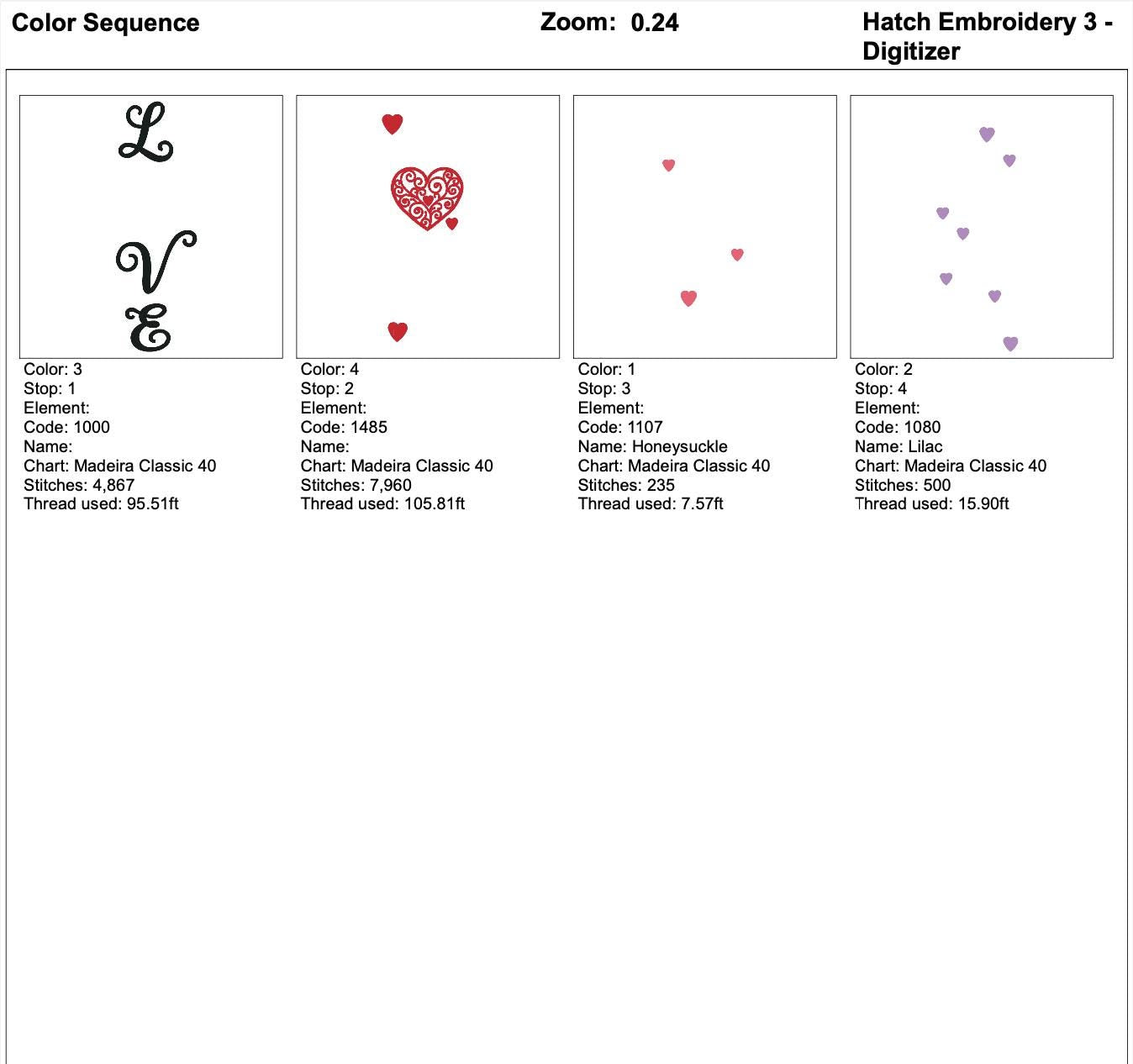 Love Word with Heart Swirls Valentine Machine Embroidery Desin mockup preview 8