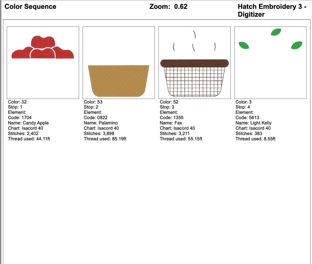 Mini Apple Basket Machine Embroidery Design mockup preview 9