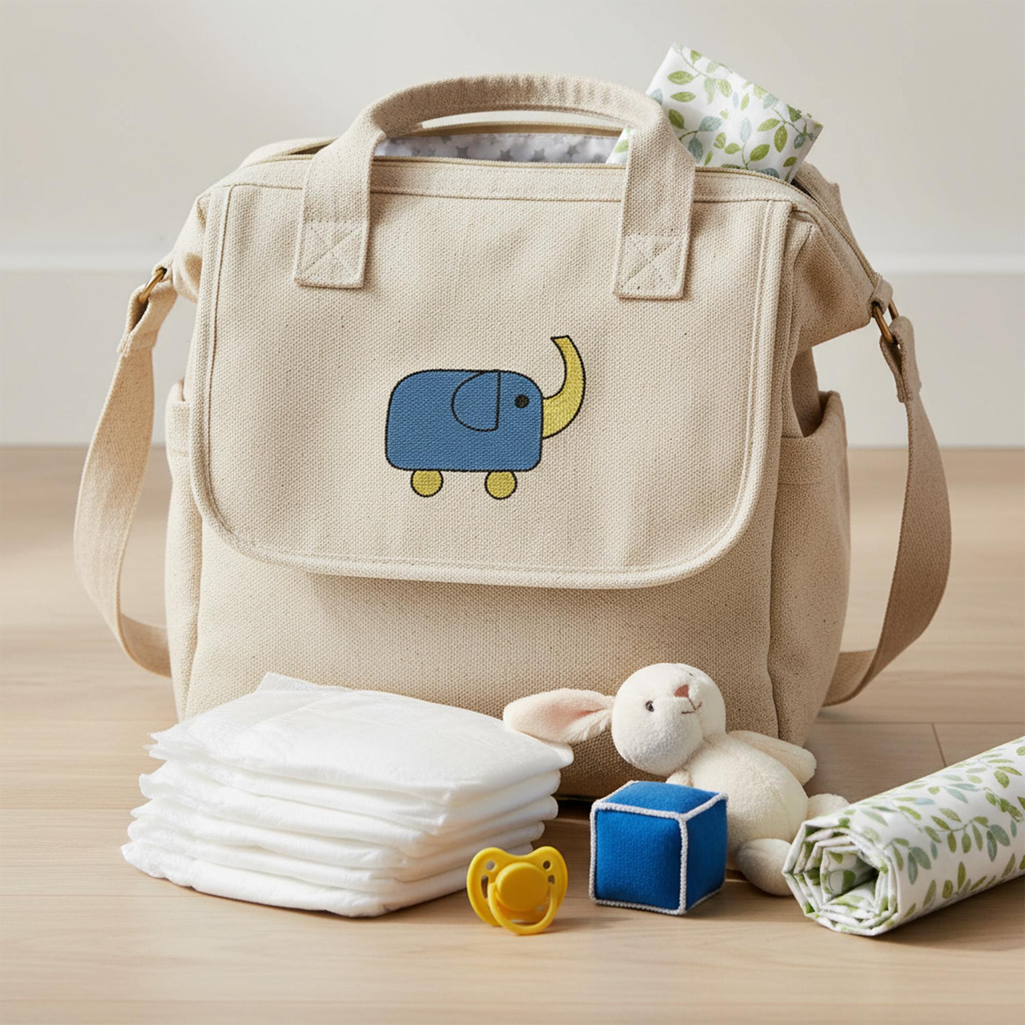 Mini Elephant Toy Machine Embroidery Design worksheet