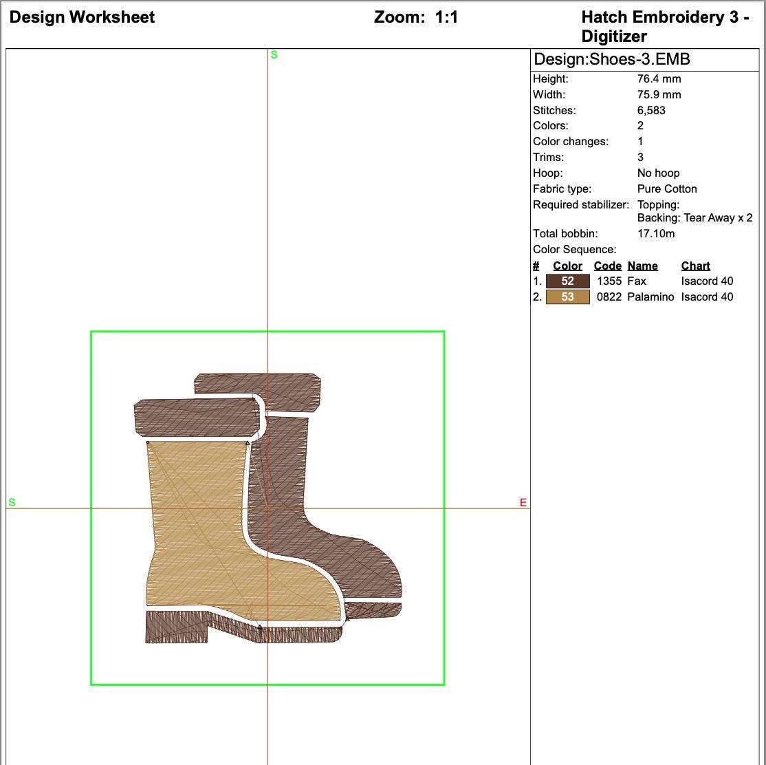Mini Rain Boots Machine Embroidery Design mockup preview 9