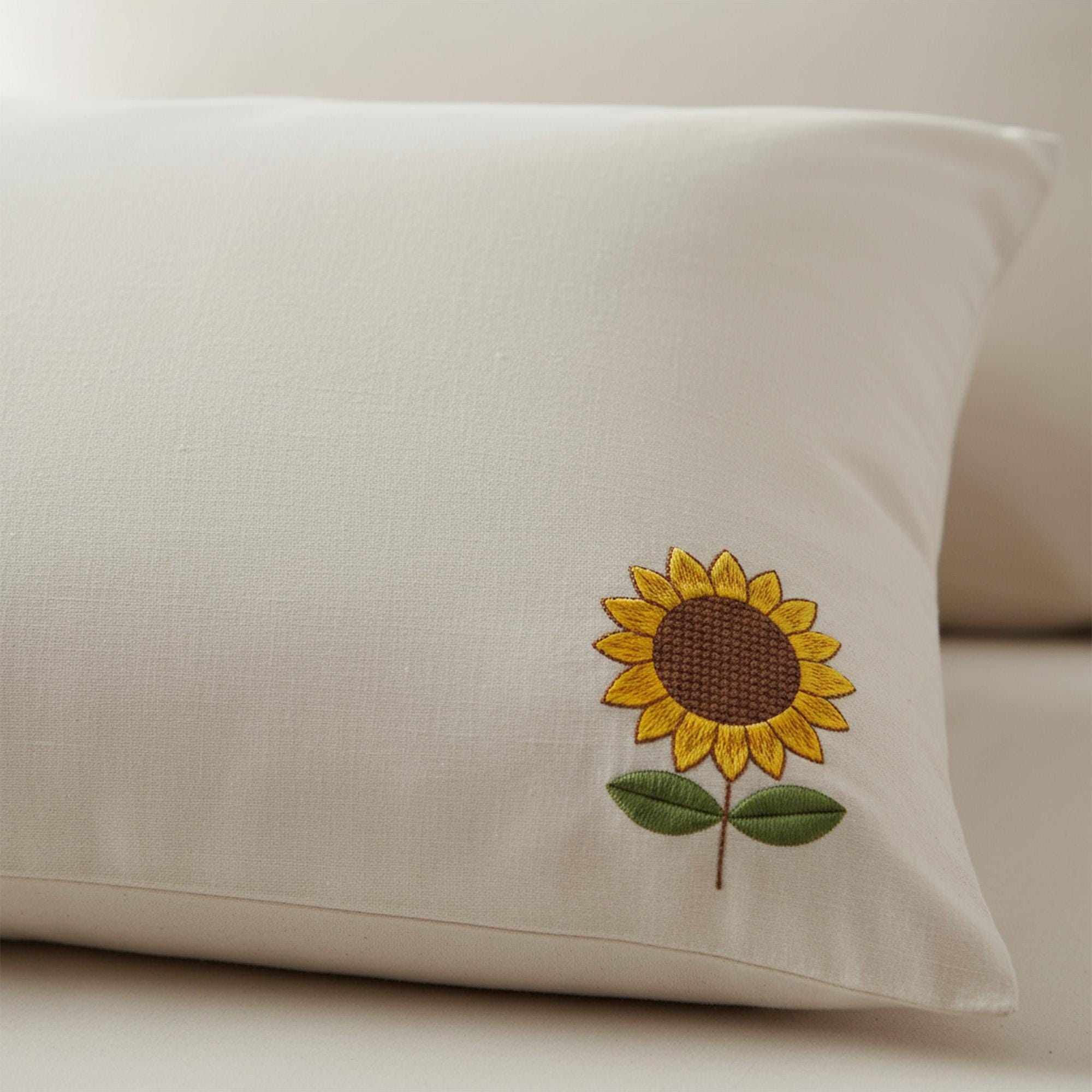 Mini Sunflower Machine Embroidery Design mockup preview 7