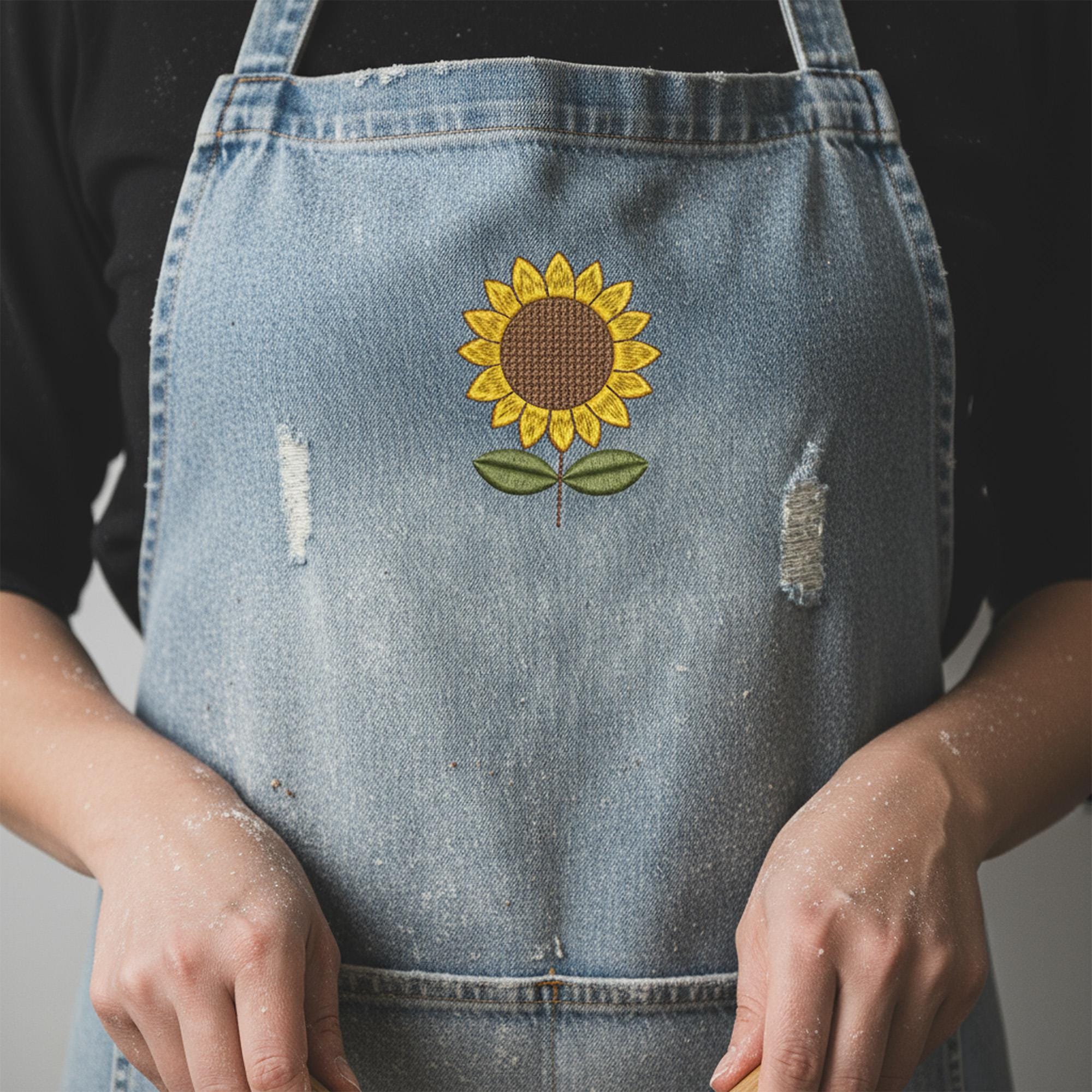 Mini Sunflower Machine Embroidery Design mockup preview 8