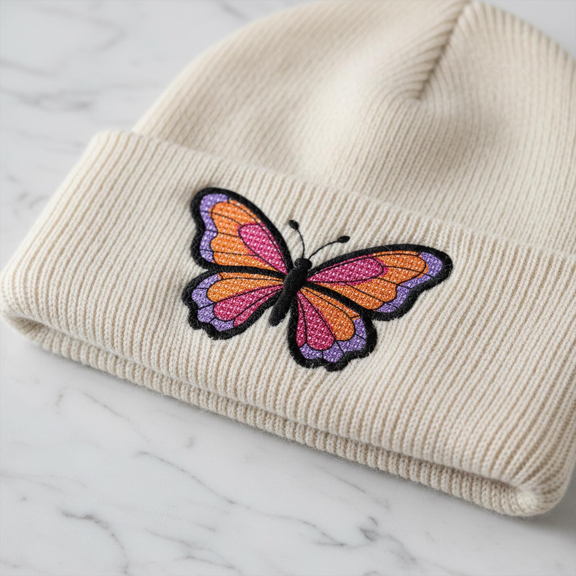 Monarch Butterfly Embroidery Design main preview