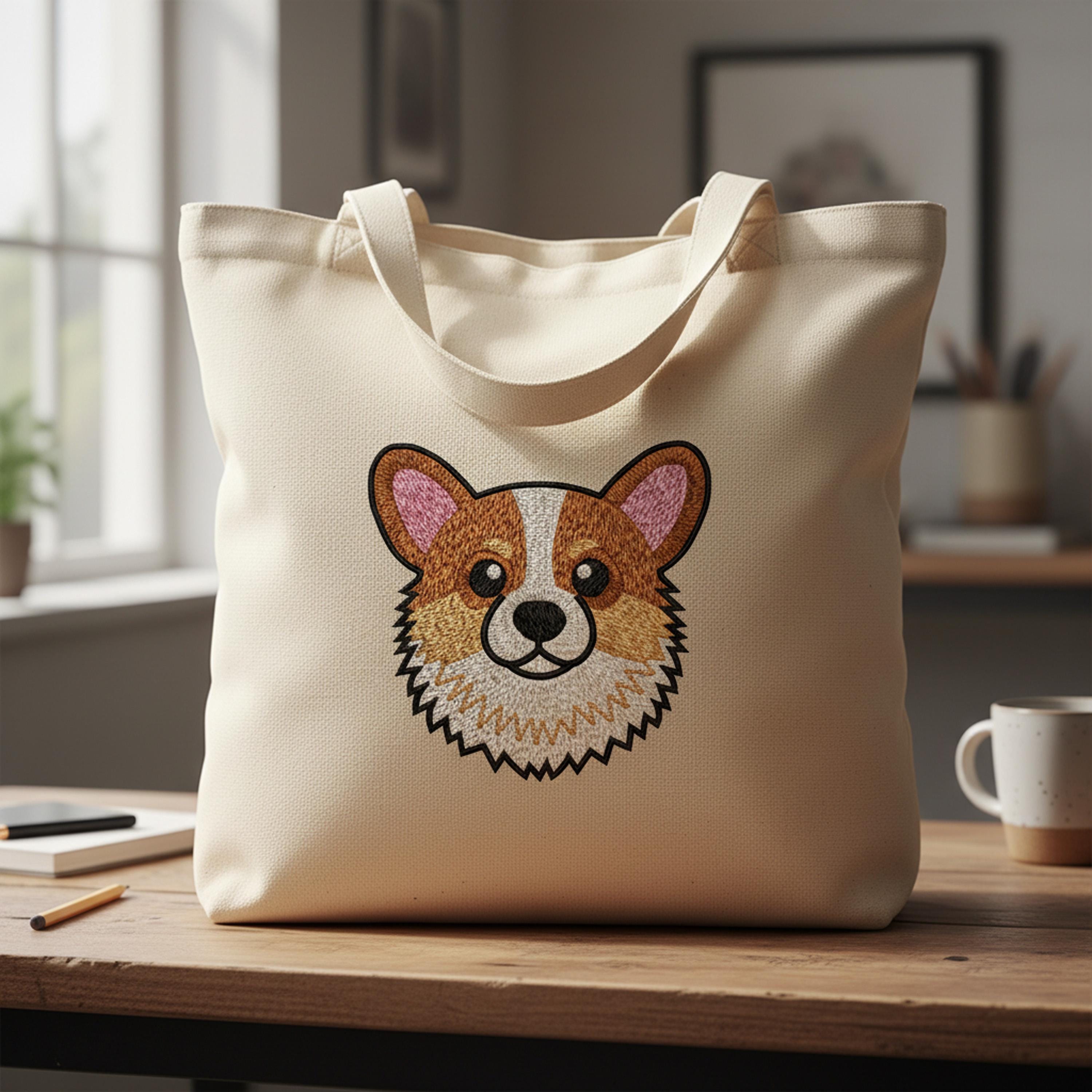 Pembroke Welsh Corgi Machine Embroidery Design mockup preview 2