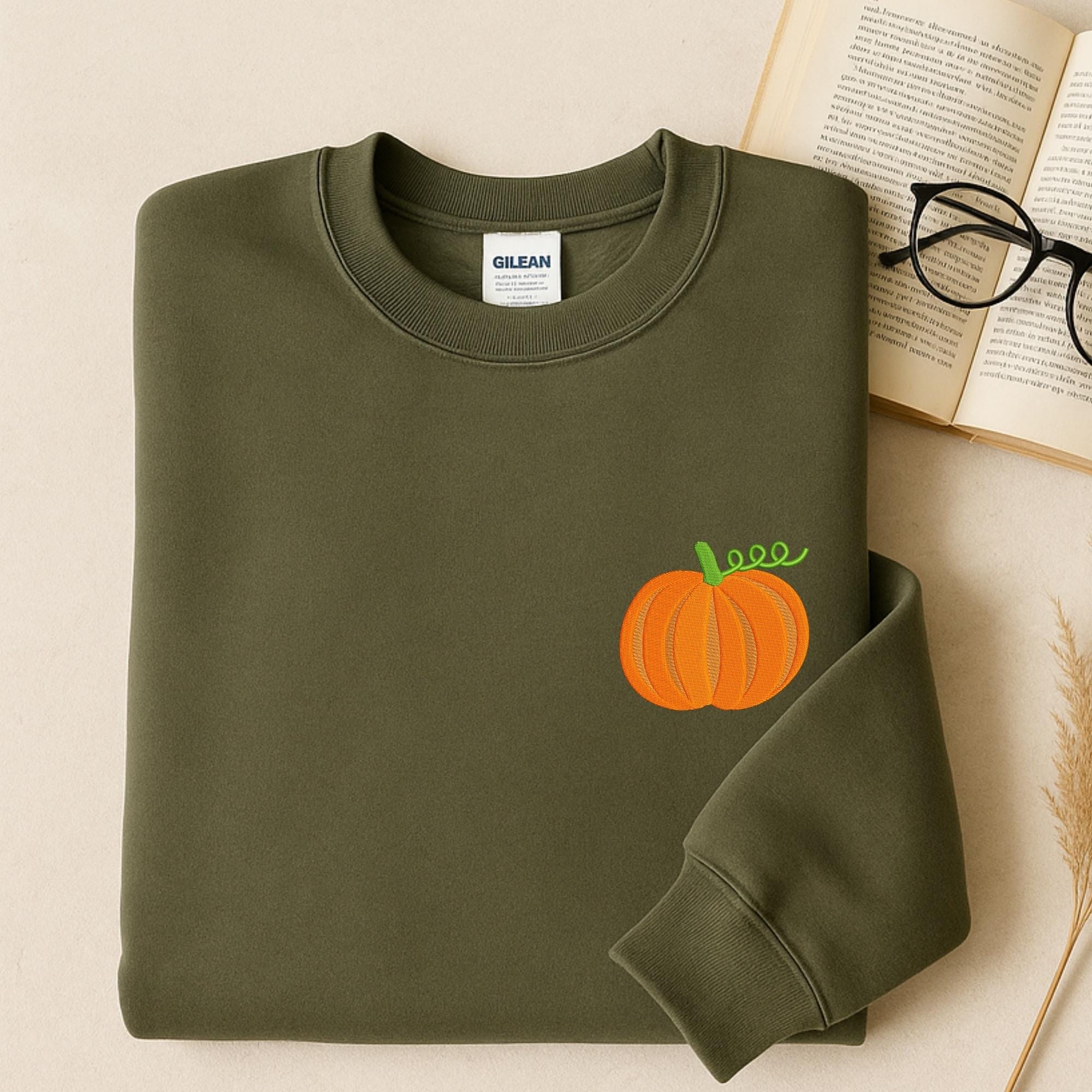 Pumpkin Fall Harvest Embroidery worksheet