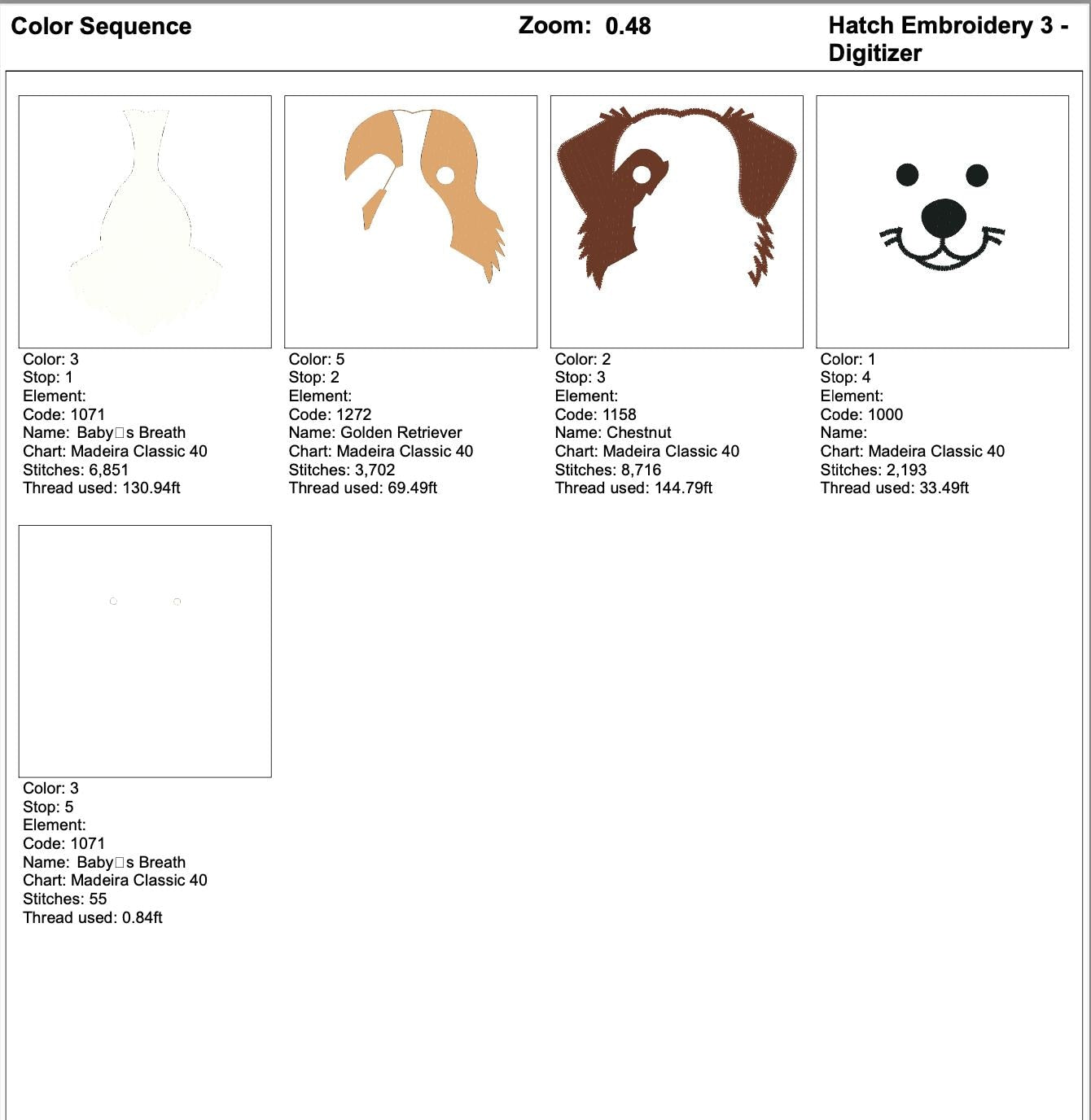 Red Tri Australian Shepherd Machine Embroidery Desin worksheet